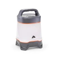 Lanterne de camping LED Ozark Trail 1500 lumens – Longue durée de vie : 300 heures, résistante à l'eau, orange/gris