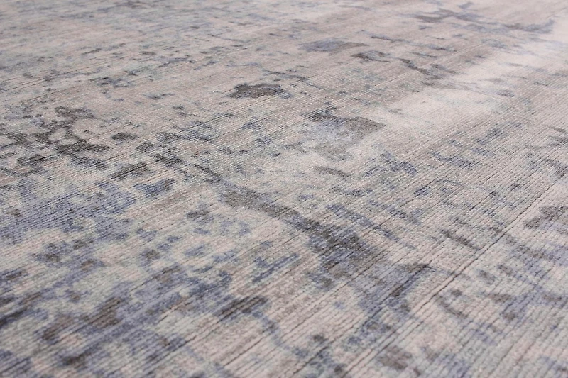 ECARPETGALLERY 5'0" x 7'6" Contemporary Galleria Hand-knotted Area Rug for Living Room, Dining Room and Bedroom in Blue