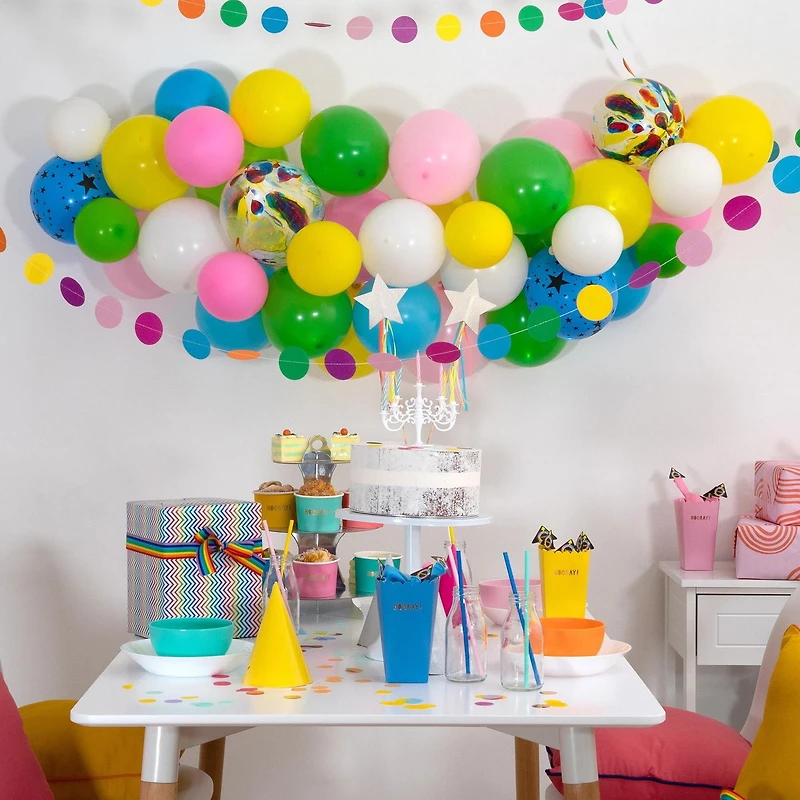 illooms Rainbow Garland 40Pk