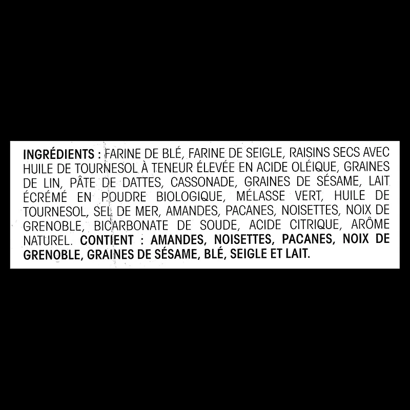Boulangerie Grissol Artisanal Crisps Rye Raisin, Dare