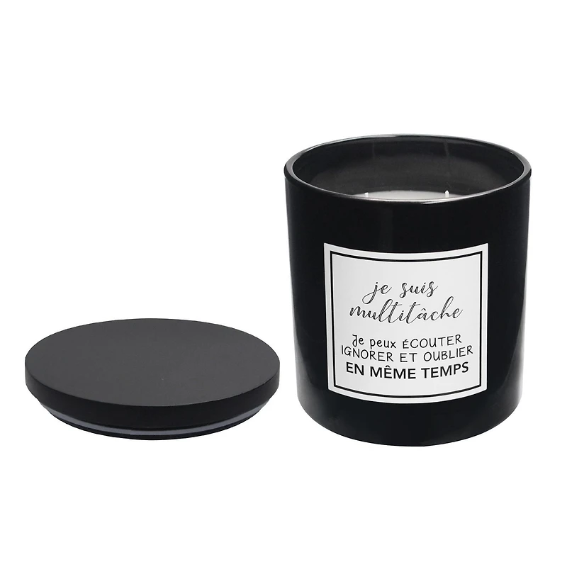 2-wick 12oz "I'm multitasking" FIREWOOD SPIRIT Fragranced Candle