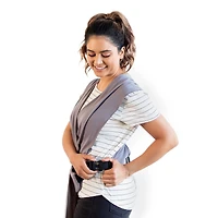 MOBY - Easy Wrap Baby Carrier Wrap - Designed To Combine The Best Features Of A Baby Wrap and Baby Carrier In One - The Perfect Child Carrier - Great For Babywearing, Nursing, And Keeping Baby Close
