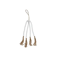 IH Casa Decor 24" Perle Quadruple Garland White - Ensemble De 2