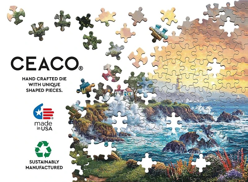 Ceaco - Thomas Kinkade - Seaside Haven -  2000 Piece Puzzle