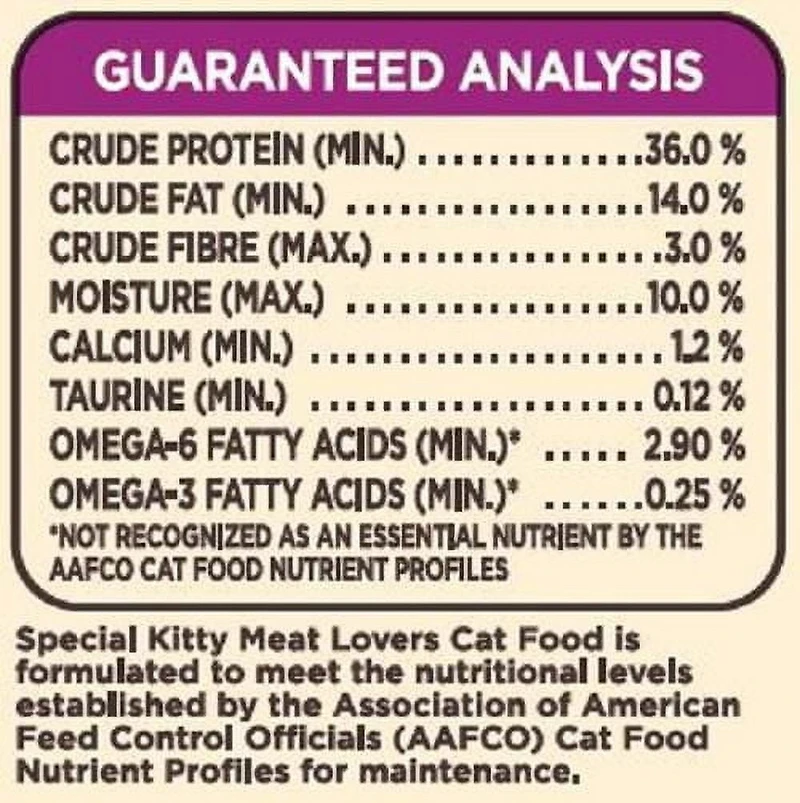 Special Kitty Meat Lovers Dry CAT Food, 3.2kg