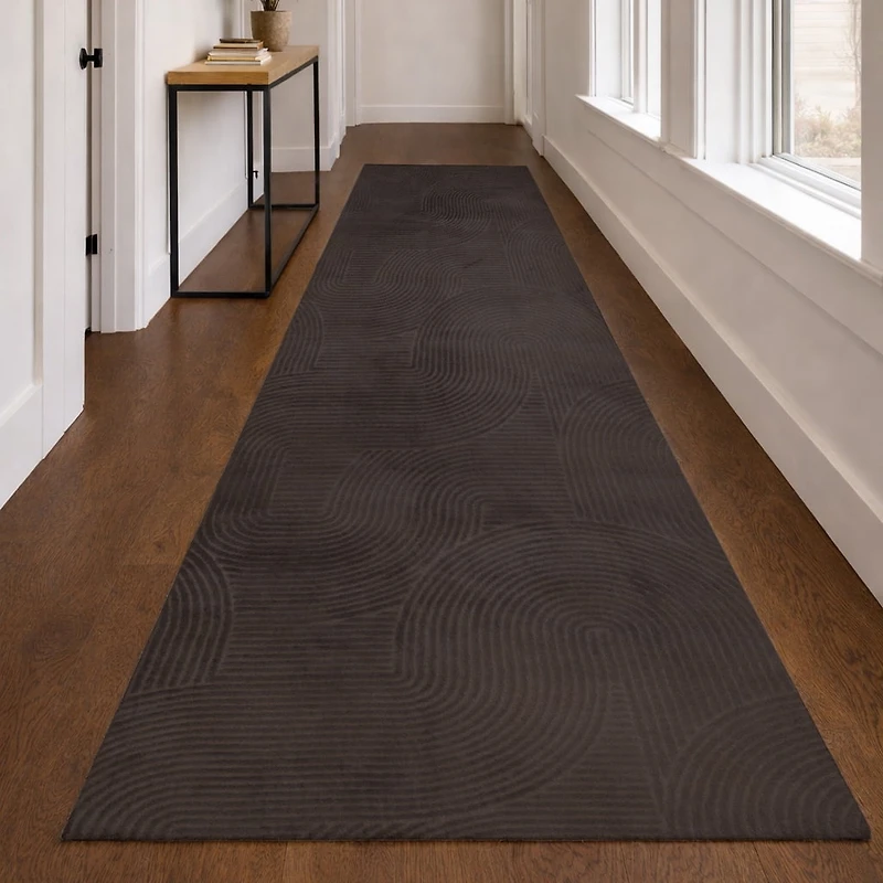 Tapis Elion Lavable A la Machine Contemporain/Moderne pour Salon, Chambre, Salle Manger, Entrée, Couloir et Plus Encore.
