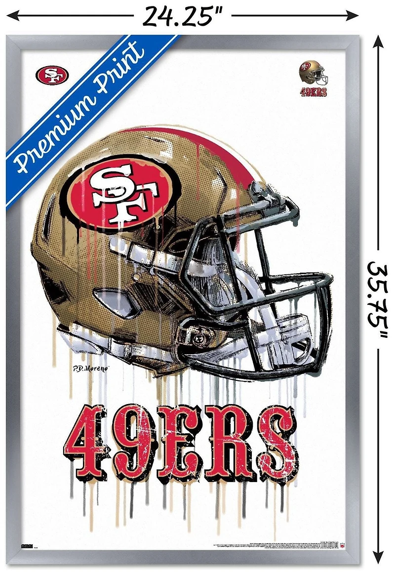 NFL San Francisco 49ers - Casque anti-goutte 20