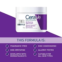 CeraVe Night Cream, Anti-Aging Moisturizer with Peptides and Ceramides to Reduce Fine Lines Overnight, 48g, Anti-Aging Night Cream