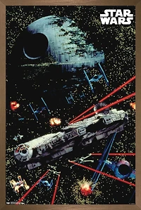 Star Wars: Saga - Space Battle Wall Poster, 22.375" x 34"