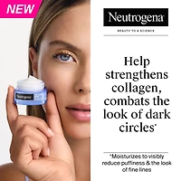 Neutrogena Collagen Bank Reviving Eye Gel Cream, Fragrance Free Under Eye Moisturizer Helps Preserve Collagen, Visibly Improves Dark Circles & Puffiness, Tone-Improving Niacinamide, 14 g