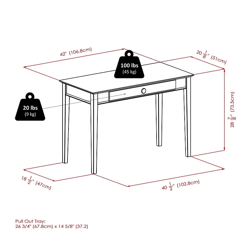 Studio computer desk