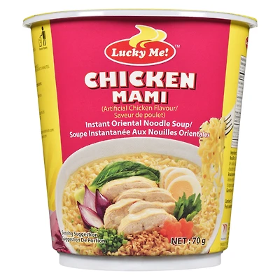Lucky Me! Pinoy Chicken Flavour Instant Noodles Cup, 70 g