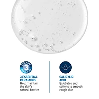 CeraVe Nettoyant SA, Gel Exfoliant à l'Acide Salicylique avec Vitamine D et Céramides pour Peau Rugueuse, 473 ml