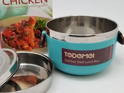 Tedemei Boîte à repas en acier inoxydable isothermique de 1 L