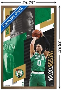 NBA Boston Celtics - Jayson Tatum 19 Wall Poster, 22.375" x 34"