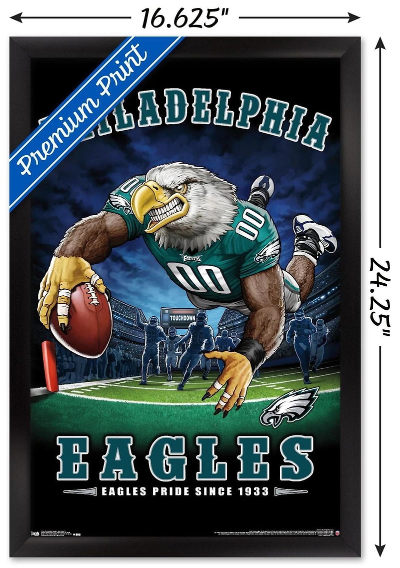 NFL Philadelphia Eagles - End Zone 17 Wall Poster, 22.375" x 34"