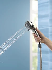Peerless 3-Setting Hand Shower in Chrome, Touch-Clean® spray