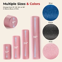 Sunny Health & Fitness 24" Yoga Foam Roller (Pink)