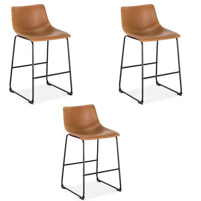 Heavenly Collection Lot de 3 tabourets de comptoir 26"