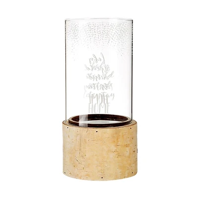 hometrends Small Decorative Glass Vase