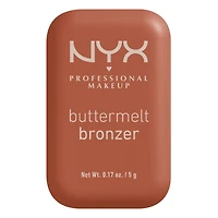 Poudre Bronzante Buttermelt NYX Professional Makeup, 12hr d'utilization NYX PRO. MAKEUP NYX BUTTRMLT BRONZR.