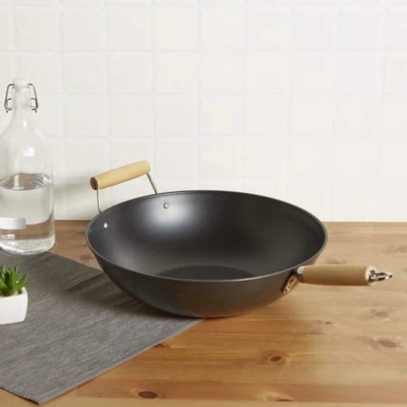 Wok anti-adhésif Mainstays 13,75 po