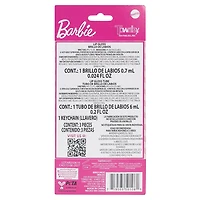 Ensemble de petits porte-clés brillants à lèvres Barbie