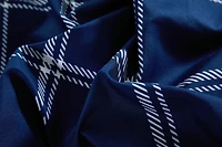 Chaps 8-Piece Plaid Bedding Comforter Set - Bed in a Bag, Double - Queen