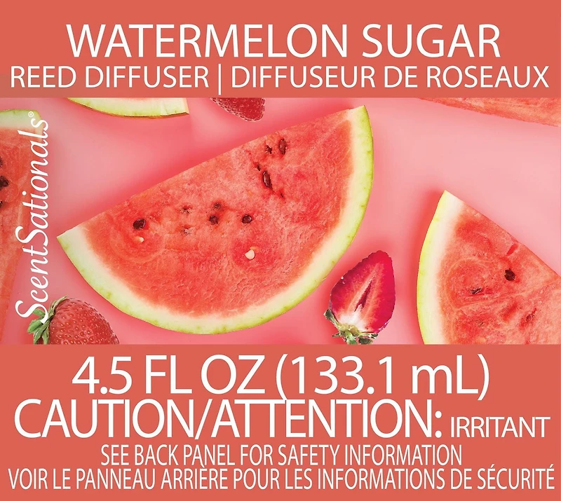 Diffuseur de roseaux ScentSationals - Melon d'eau sucrée