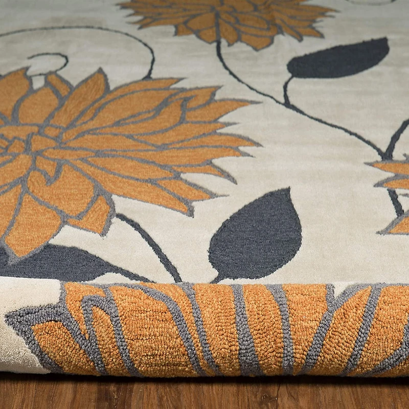 5X7 TRIO FLORAL IVOR