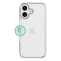 onn Coque transparente stylisée en gel pour iPhone 17