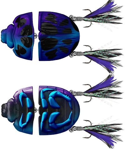 Lunkerhunt BEET02 Battle Beetle - Cobalt - 2.25", 5/8oz, Battle Beetle - Cobalt