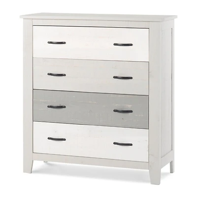 Forever Eclectic Long Beach 4-Drawer Chest, Seascape Gray
