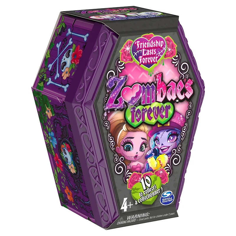 Zombaes Forever, Surprise Collectible Figure with Doll Accessories and Coffin (Styles May Vary), 3.5-inch, Kids Toys for Girls Ages 4 and up, Figure with Doll Accessories