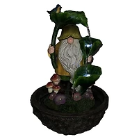 Angelo Décor fontaine gnome saupoudrée d'été