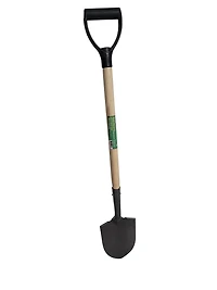 Farm Tuff 6.25" wide round point shovels, set of two -33 in & 48 in. handles