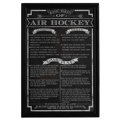 Décoration murale « Air Hockey Rules » de Hathaway