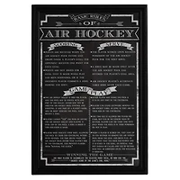 Décoration murale « Air Hockey Rules » de Hathaway