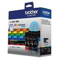 Brother LC4043PKS Ensemble de 3 cartouches d’encre authentiques de couleur à rendement standard Brother LC4043PKS Ensemble de 3 cartouches d’encre authentiques de couleur à rendement standard