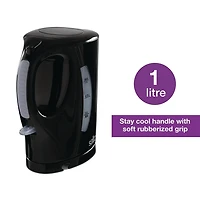 Salton Bouilloire Électrique 1,0 L/Pt, sans fil, JK1641 1,0L, Sans BPA, 1000W