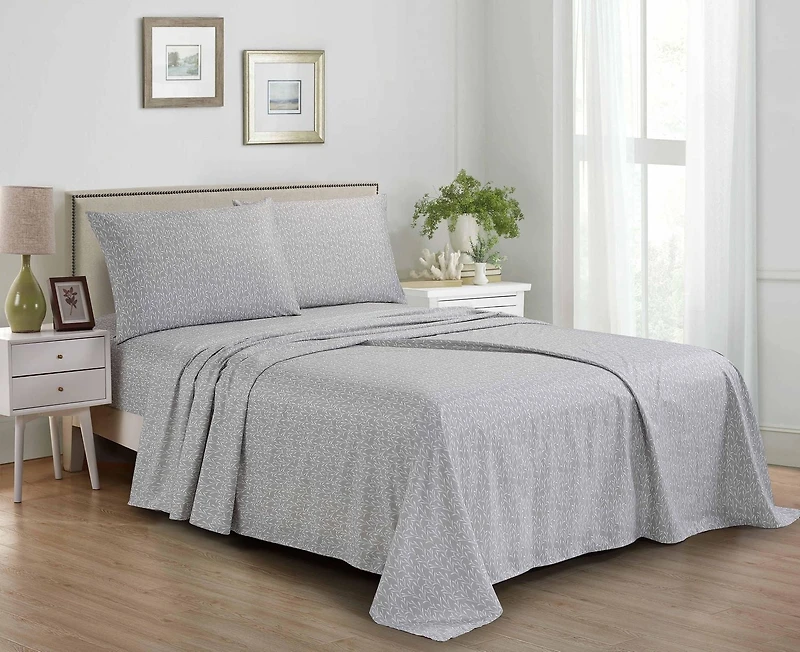 Ensemble de draps en microfibre imprimé 4 pièces