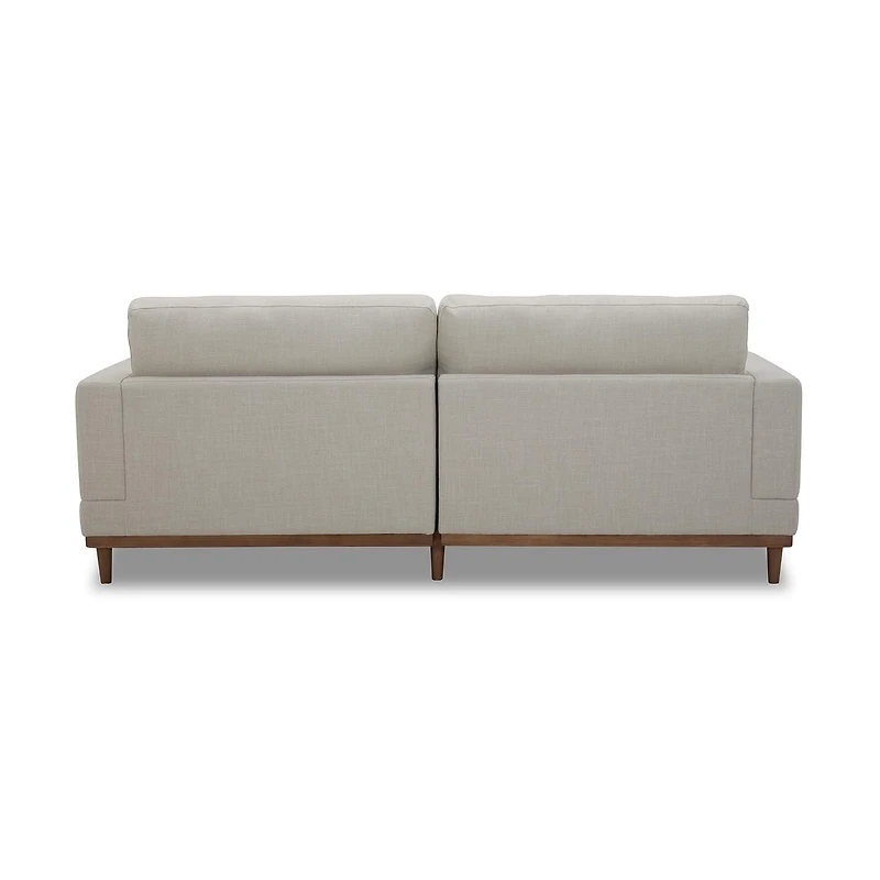 Better Homes & Gardens Springwood - Sofa avec cadre en bois de 210 cm, miel clair