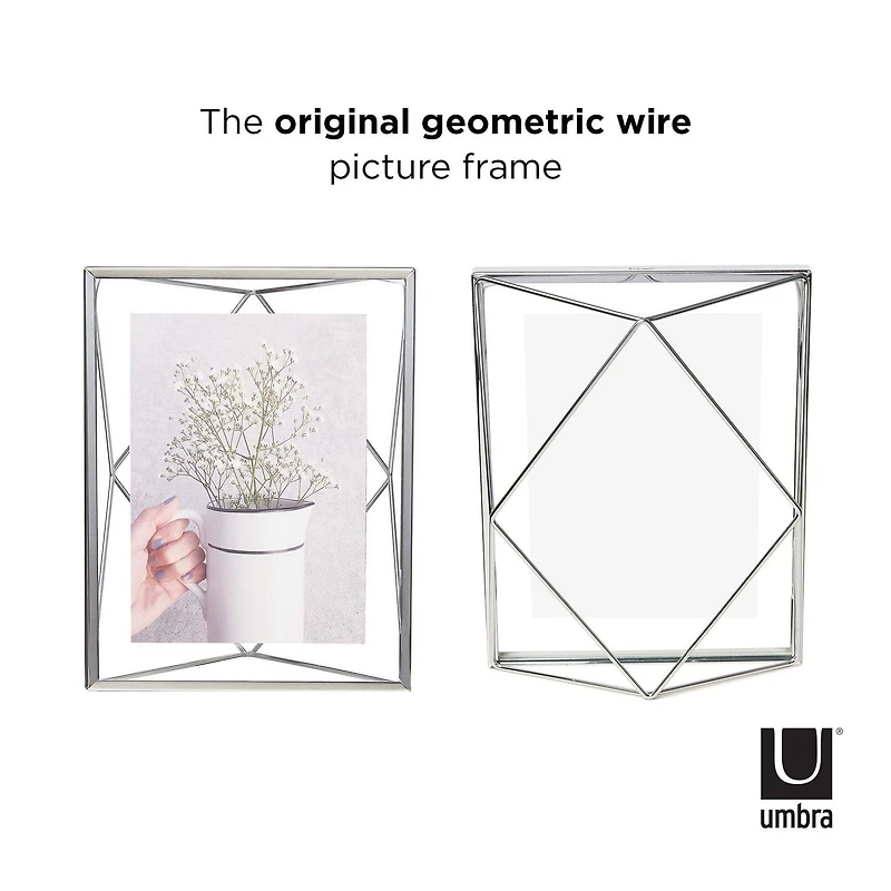 Cadre photo Umbra Prisma, chrome