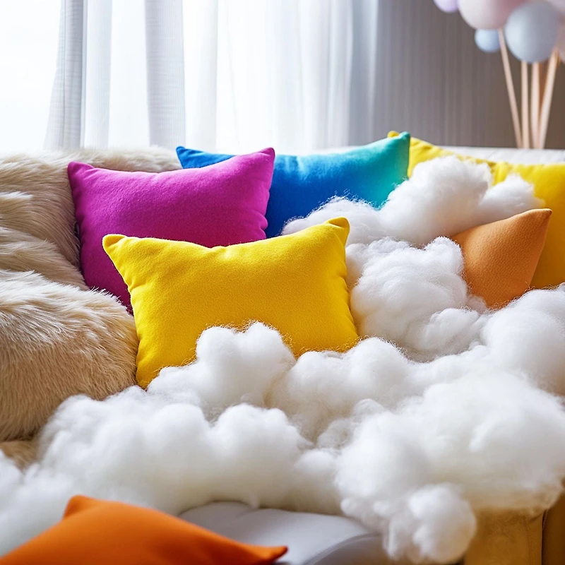 Premium Polyester Fill, 64oz (1816g), Soft, Use for Toys, Pillows, Pet Beds, POLYFILL 64OZ