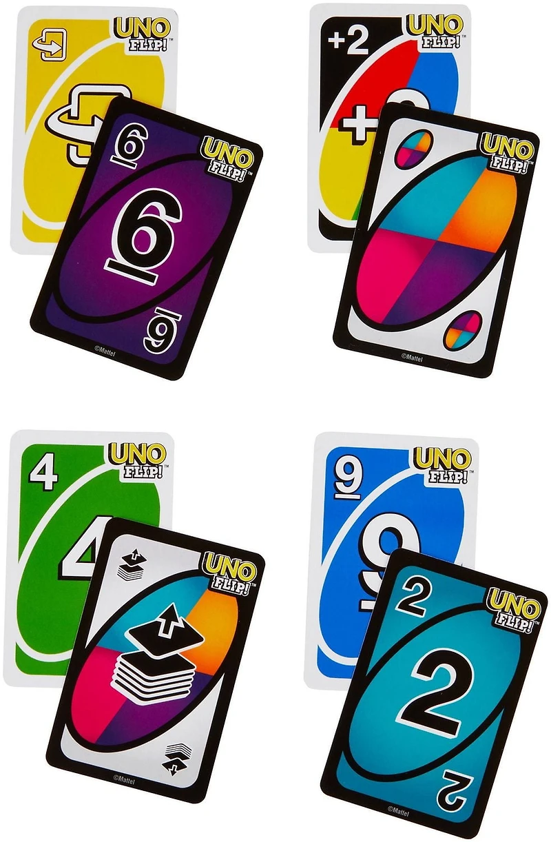 UNO Flip! Double Sided Card Game, 2-10 players