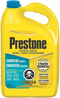 Liquide de refroidissement + antigel Prestone® (sarcelle) pour les véhicules européens
