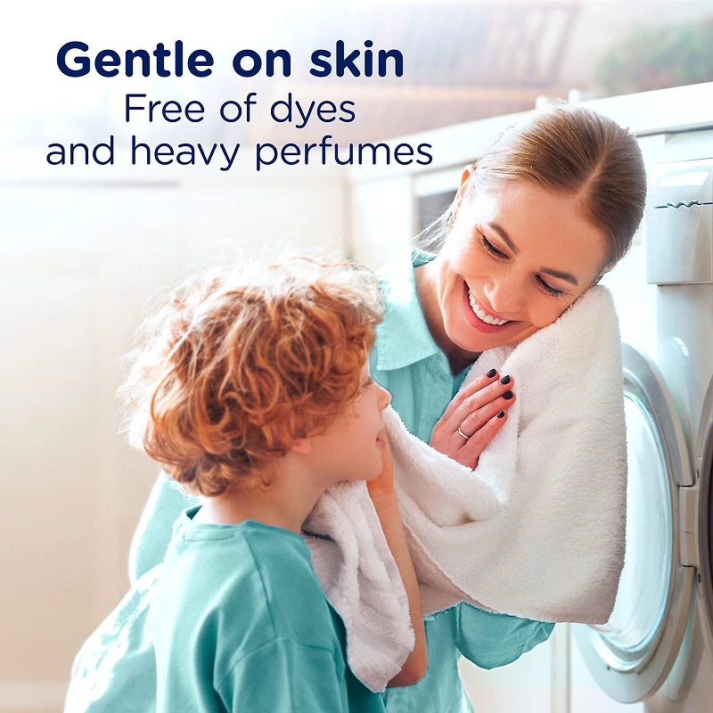 Éliminateur d’odeurs purifiant pour lessive et assouplissant textile Downy, sûr pour tous les tissus, compatible avec les laveuses HE, Fraîcheur cotonnière 70 Charges, 1,41 L