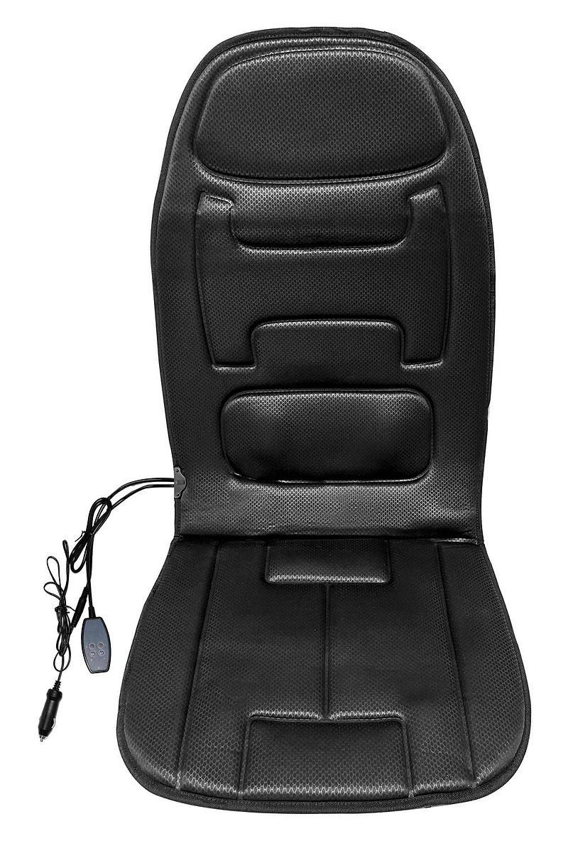 AutoDrive 12V Heated Seat Massage Cushion, Massaging seat cushion with heat