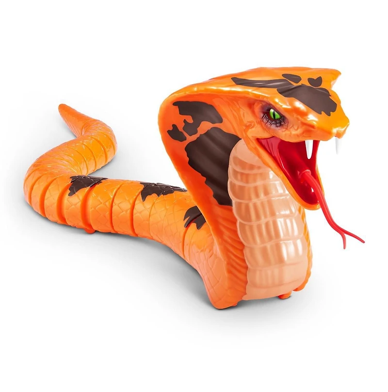 Robo Alive King Cobra by ZURU, Battery-Powered Robotic Moving Snake Toy, Realistic Snake Features, Ages 3+