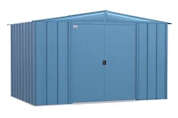 Arrow Classic Steel Storage Shed, 10x8, Blue Grey